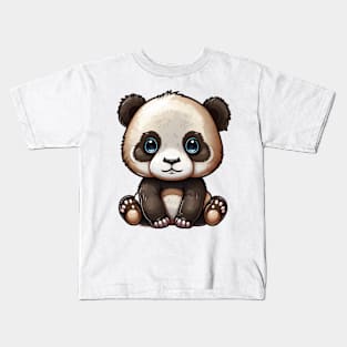 This baby panda cartoon is too adorable to handle Kids T-Shirt